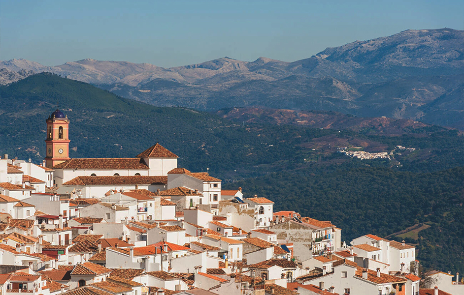 Andalusian Village drone view image