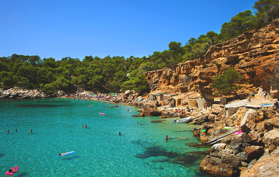 ibiza beach image in spain