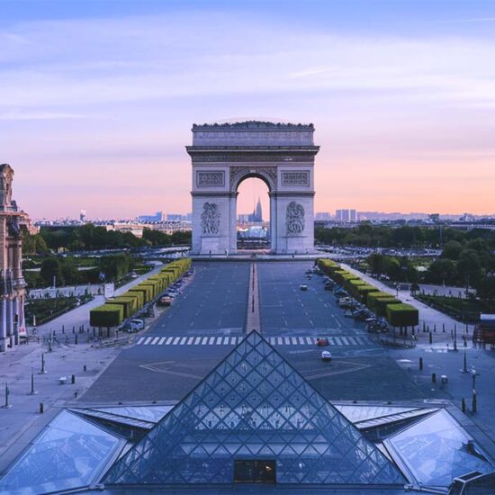 Louvre Museum to Arc de Triomphe