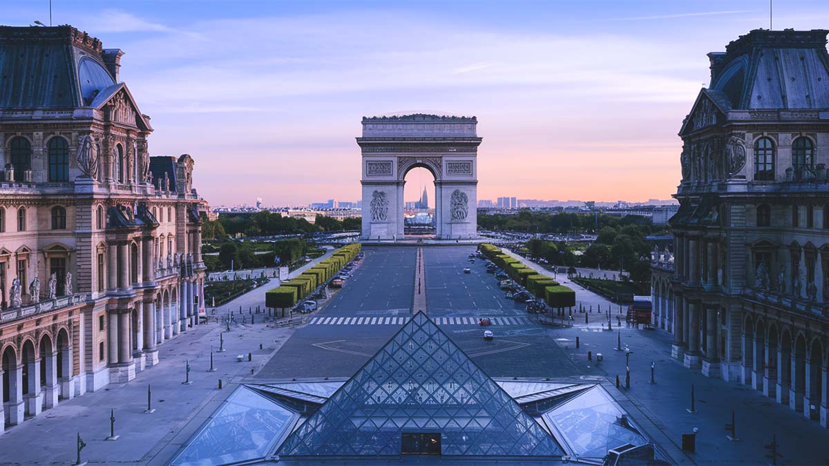 Louvre Museum to Arc de Triomphe