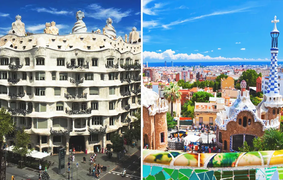 Park Guell and Casa Mila
