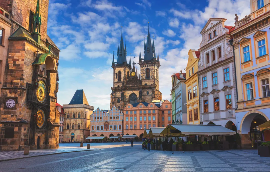 Prague is the best places to visit in october