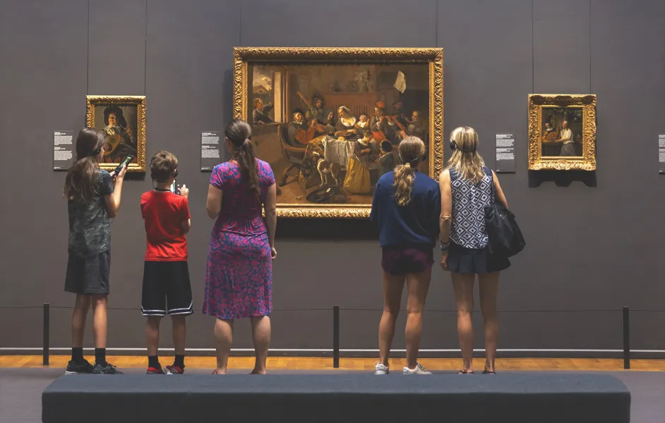 The Merry Family is the famous paintings in the rijksmuseum