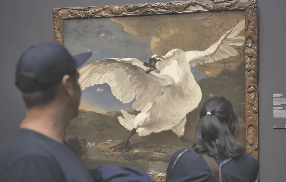 The Threatened Swan is the famous paintings in the rijksmuseum