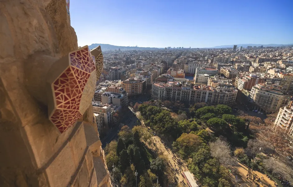 Book Sagrada Familia Tower Tickets - view from passion tower