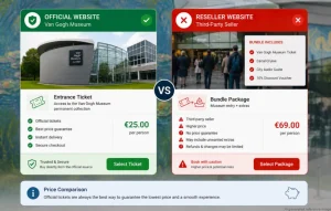 Price comparison side by side