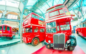 Vintage Red Bus